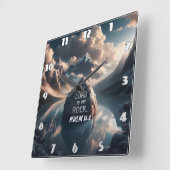 Goddelijke soliditeit: De Heer is mijn rots Vierkante Klok (Hoek)