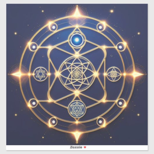 Goddelijke Straling – 5: Verlichte Universele Ener Sticker (Vel)