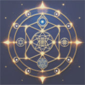 Goddelijke Straling – 5: Verlichte Universele Ener Sticker (Voorkant)