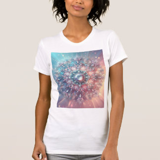 Goddelijke Stralings Mandala — Pastel Kristallen K T-shirt
