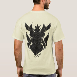Goddelijke Symmetrie: Ingewikkelde Zwart & Wit  T-shirt
