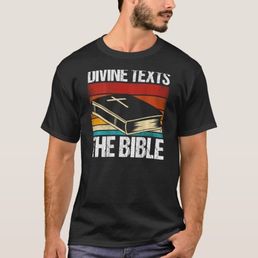 Goddelijke teksten De Bijbel Backprint Bible T-shirt (Voorkant)