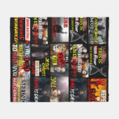 Goddelijke Threads of Faith: Een wandtapijt collag Fleece Deken (Voorkant (Horizontaal))