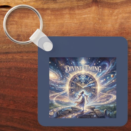 Goddelijke Timing Sleutelhanger (Voorkant)
