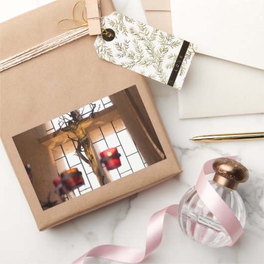 Goddelijke Toewijding Gebed Rechthoekige Sticker (Geschenken)