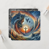 Goddelijke troost: Zijn liefde verhoogt vrede Kaart (Voorkant / Achterkant in situ)