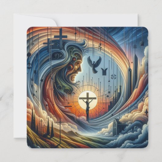 Goddelijke troost: Zijn liefde verhoogt vrede Kaart (Voorkant)