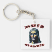 Goddelijke uitnodiging: Trek dicht bij God Sleutelhanger (Voorkant)