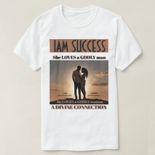 GODDELIJKE VERBINDING T-SHIRT (Design voorkant)