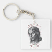 Goddelijke verbinding: Zoek mij, God Sleutelhanger (Voorkant)