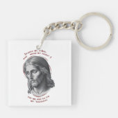 Goddelijke verbinding: Zoek mij, God Sleutelhanger (Achterkant)