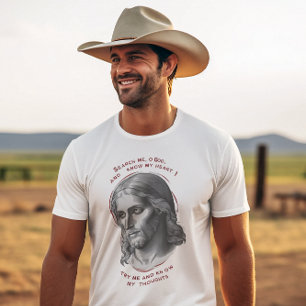 Goddelijke verbinding: Zoek mij, God T-shirt