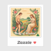 Goddelijke verborgen schoonheid sticker (Vel)