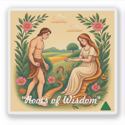 Goddelijke verborgen schoonheid sticker (Voorkant)