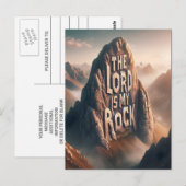 Goddelijke verklaring: De Heer is mijn rots Briefkaart (Voorkant / Achterkant)