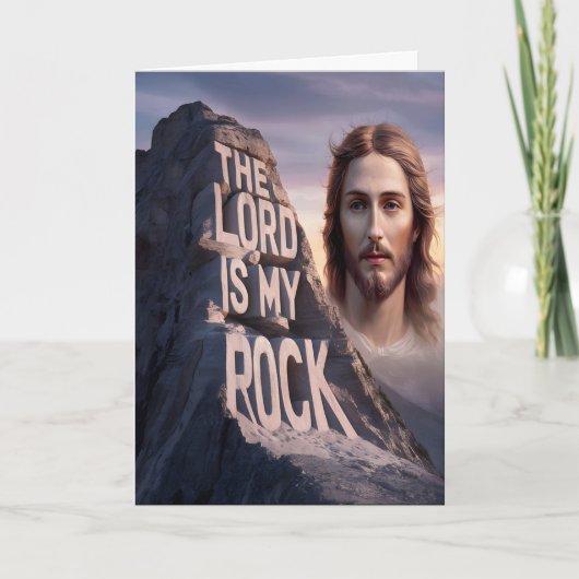 Goddelijke Verlosser: De Heer is mijn rots Kaart (Voorkant)
