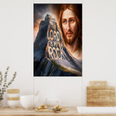 Goddelijke Verlosser: De Heer is mijn rots Poster (Keuken)