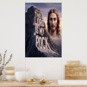 Goddelijke Verlosser: De Heer is mijn rots Poster (Keuken)
