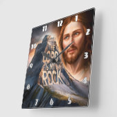 Goddelijke Verlosser: De Heer is mijn rots Vierkante Klok (Hoek)