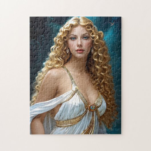 "Goddelijke visie van Aphrodite" Legpuzzel (Verticaal)