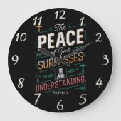 Goddelijke Vrede Grafisch T-shirt Grote Klok (Voorkant)