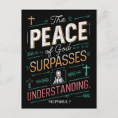Goddelijke Vrede Graphic Briefkaart (Voorkant)