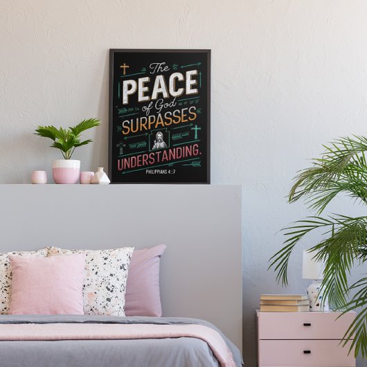 Goddelijke Vrede Graphic Poster