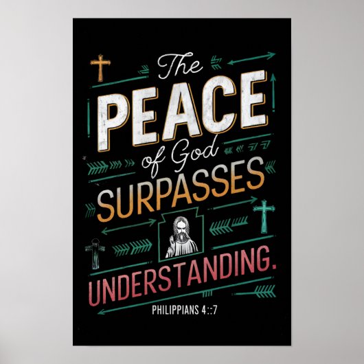 Goddelijke Vrede Graphic Poster (Voorkant)