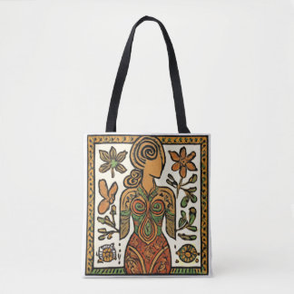 Goddelijke Vrouwelijke Aardgodin Tote Bag