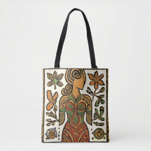 Goddelijke Vrouwelijke Aardgodin Tote Bag