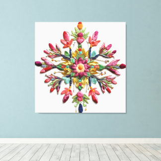 Goddelijke Vrouwelijke Bloemenenergie Een geschenk Canvas Afdruk