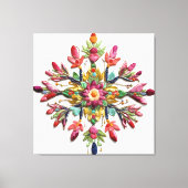 Goddelijke Vrouwelijke Bloemenenergie Een geschenk Canvas Afdruk (Voorkant)