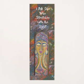 Goddelijke Vrouwelijke Boeddha originele kunst  Yogamat