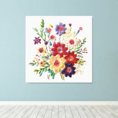 Goddelijke Vrouwelijke Frequenties Heilige Geometr Canvas Afdruk (Insitu (Houten vloer))