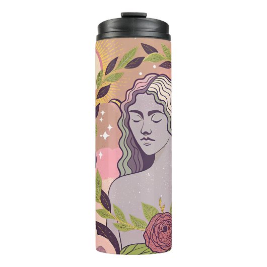 Goddelijke Vrouwelijke Kunst Thermosbeker (Voorkant)