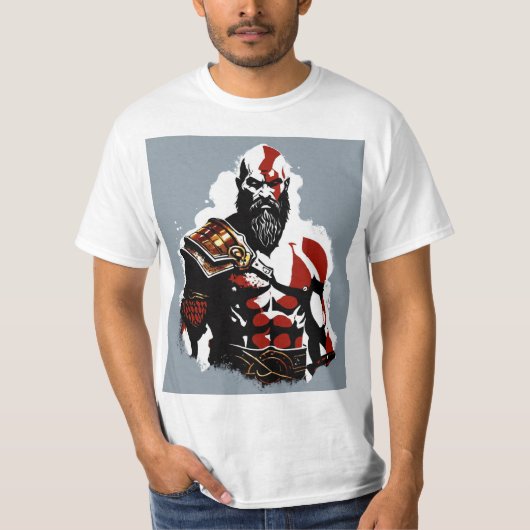 "Goddelijke woede: Laat de God van de Oorlog los" T-shirt (Voorkant)