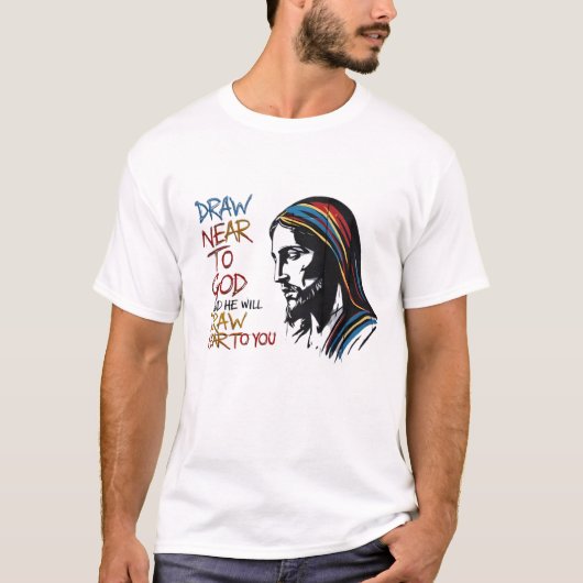 Goddelijke woorden: Jezus inspireert T-shirt (Voorkant)
