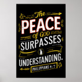 Goddelijke woorden op God overtreft begrip Poster (Voorkant)