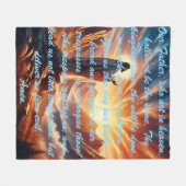 Goddelijke zonsondergang: inspiratie voor het gebe fleece deken (Voorkant (Horizontaal))