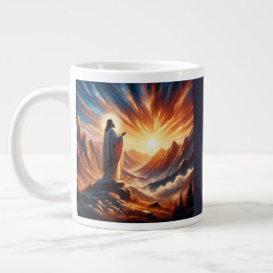 Goddelijke zonsondergang: inspiratie voor het gebe grote koffiekop