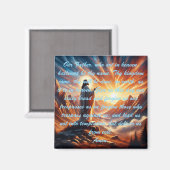 Goddelijke zonsondergang: inspiratie voor het gebe magneet (Voorkant / Achterkant)