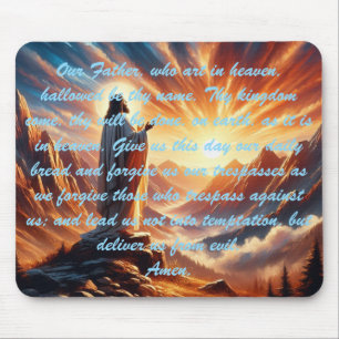 Goddelijke zonsondergang: inspiratie voor het gebe muismat