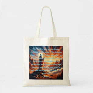 Goddelijke zonsondergang: inspiratie voor het gebe tote bag