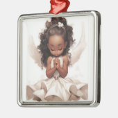 Goddelijke Zwarte Engel Intercessies Metalen Ornament (Links)