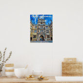 Goddelijkheid in steen - Bodleian Library, Oxford Poster (Keuken)