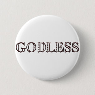 goddeloos ronde button 5,7 cm