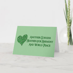 Goddeloos voor de Vrede van de Wereld Kaart