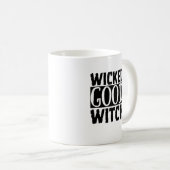 goddeloze goede heks grappige halloween koffiemok (Voorkant rechts)