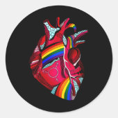 Goddeloze Heathen 1 Ronde Sticker (Voorkant)