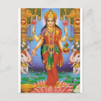 goddes laxshmi briefkaart